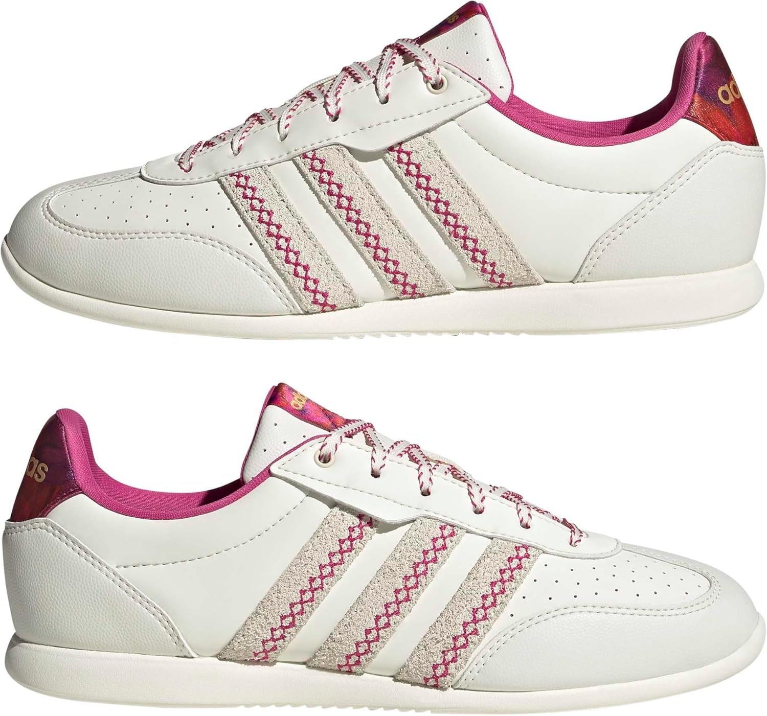 image:imageadidas Womens Barreda LowOff WhiteOff WhiteBahia Magenta