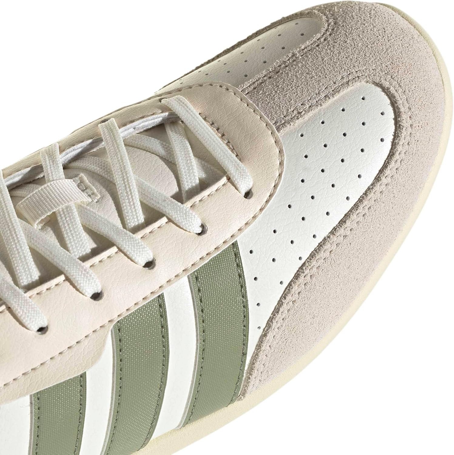 image:imageadidas Womens Barreda LowOff WhiteTent GreenWarm Vanilla