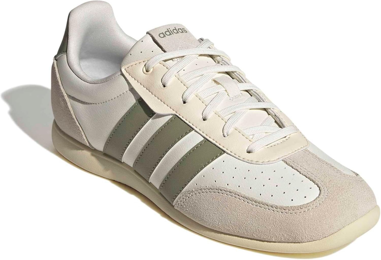 image:imageadidas Womens Barreda LowOff WhiteTent GreenWarm Vanilla