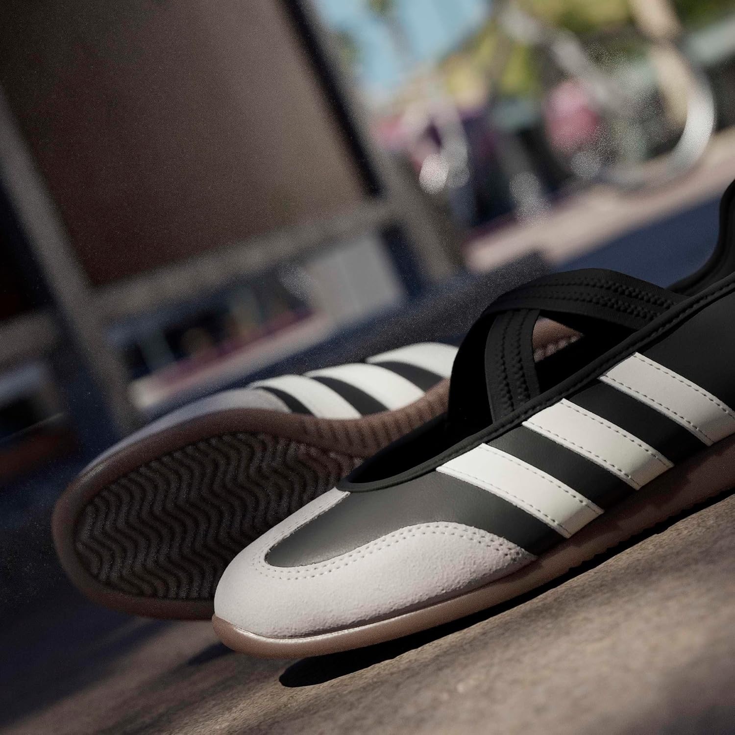 image:imageadidas Womens Barreda Mary Jane ShoesBlackWhiteGum