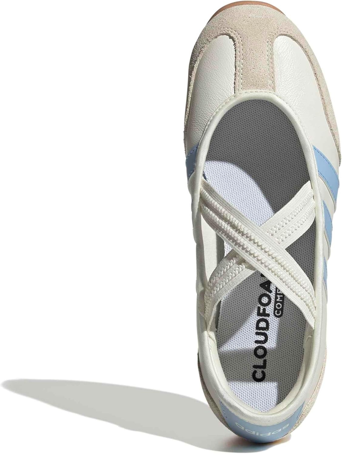 image:imageadidas Womens Barreda Mary Jane ShoesOff WhiteGlow BlueGum