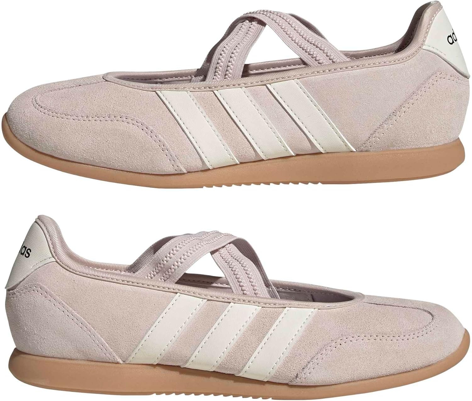 image:imageadidas Womens Barreda Mary Jane ShoesPutty MauveOff WhiteGum