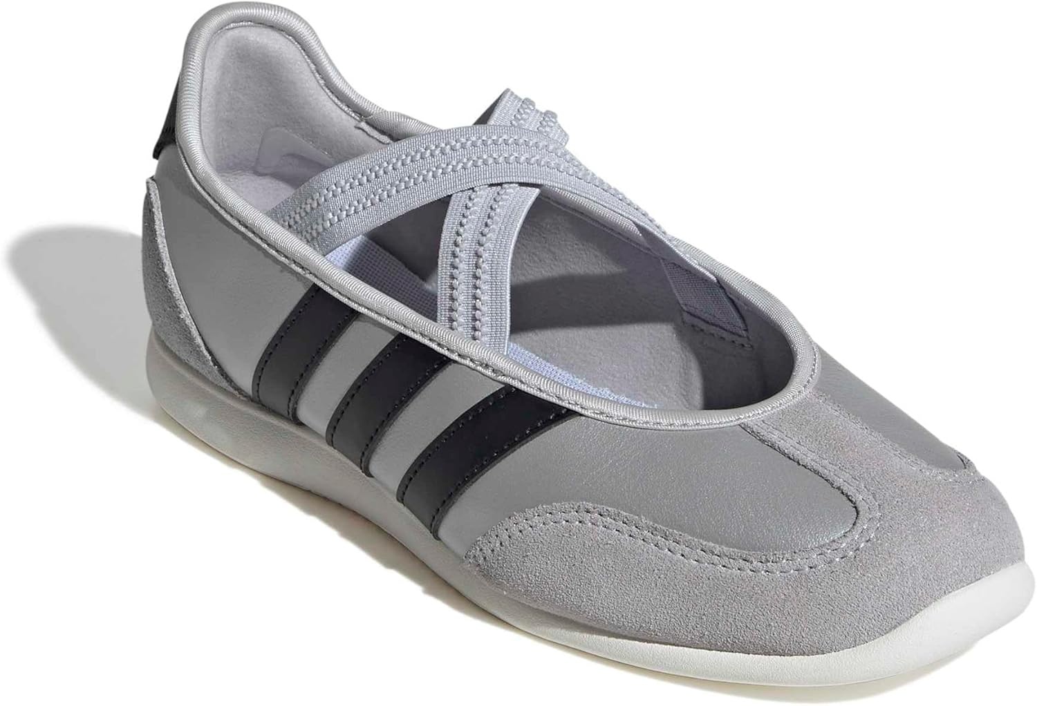 image:imageadidas Womens Barreda Mary Jane ShoesSilver MetallicBlackOff White