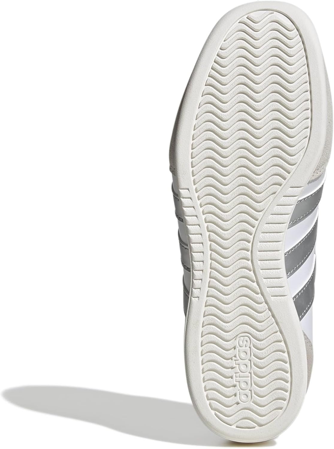 image:imageadidas Womens Barreda Mary Jane ShoesWhiteSilver MetallicOff White