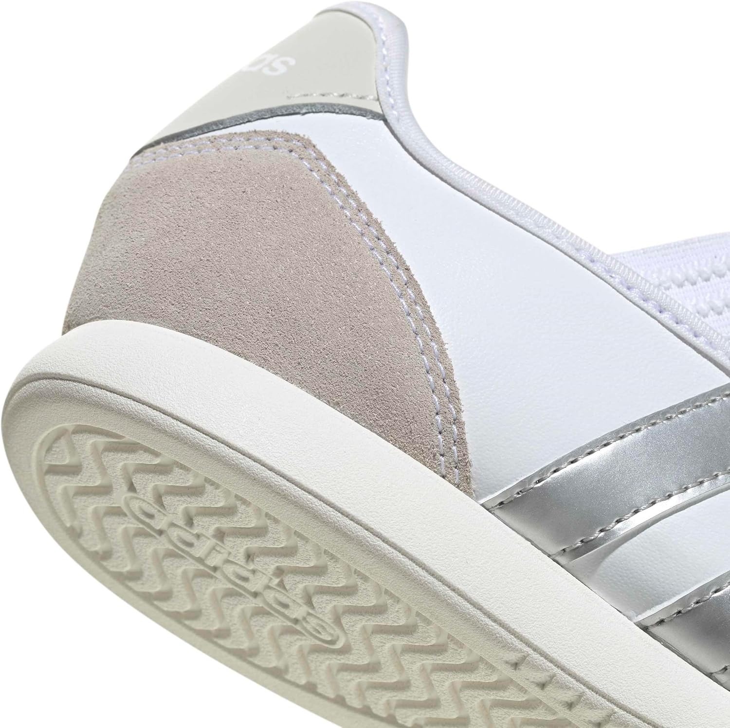 image:imageadidas Womens Barreda Mary Jane ShoesWhiteSilver MetallicOff White