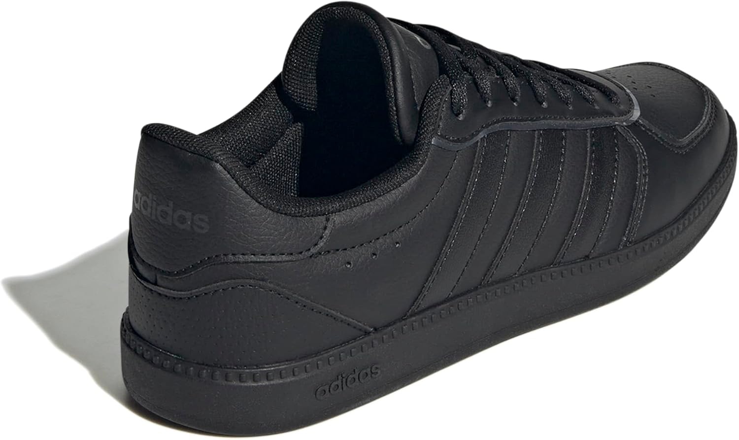 image:imageadidas Womens Breaknet Sleek SneakersBlackBlackIron Metallic