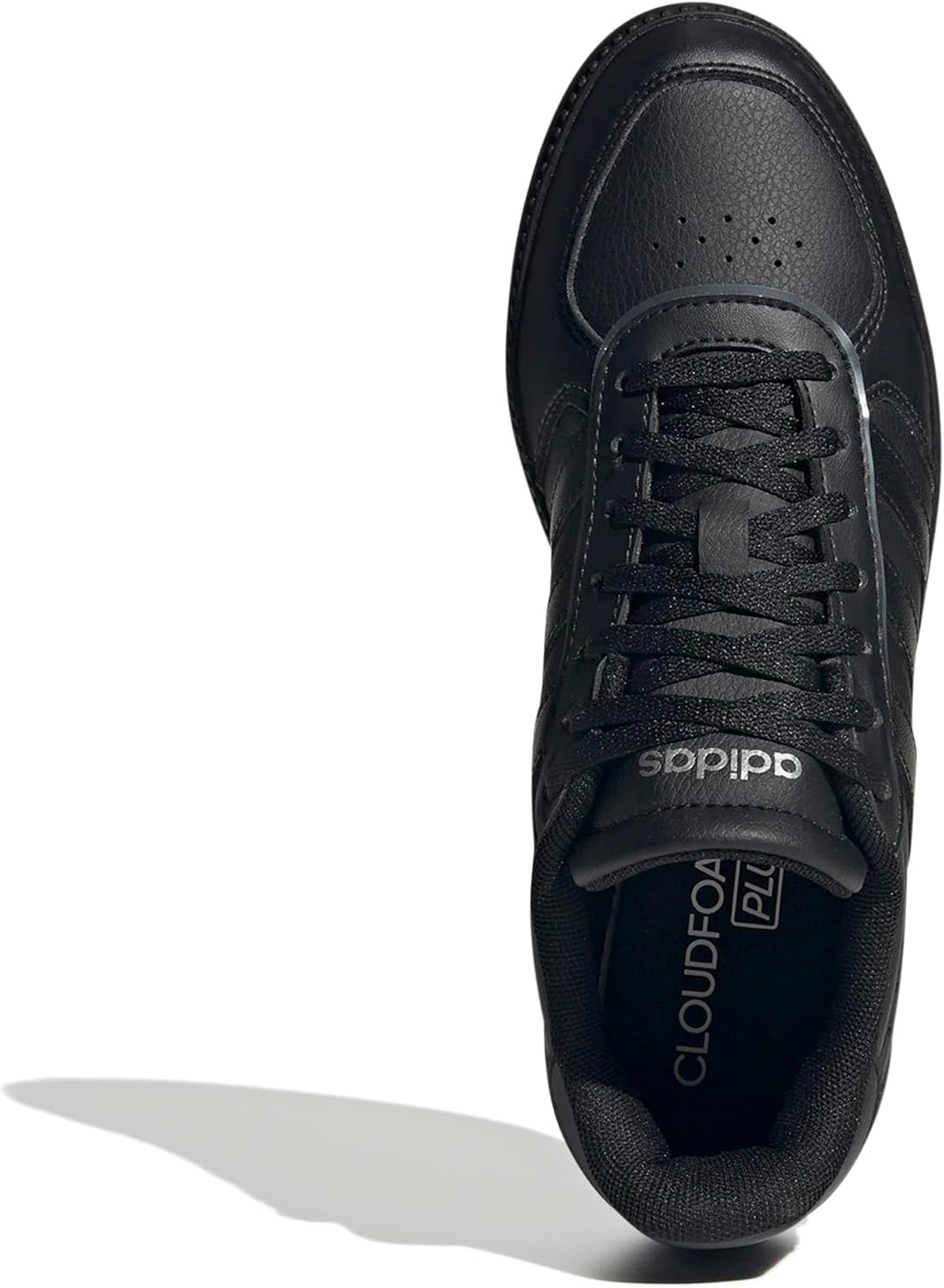 image:imageadidas Womens Breaknet Sleek SneakersBlackBlackIron Metallic