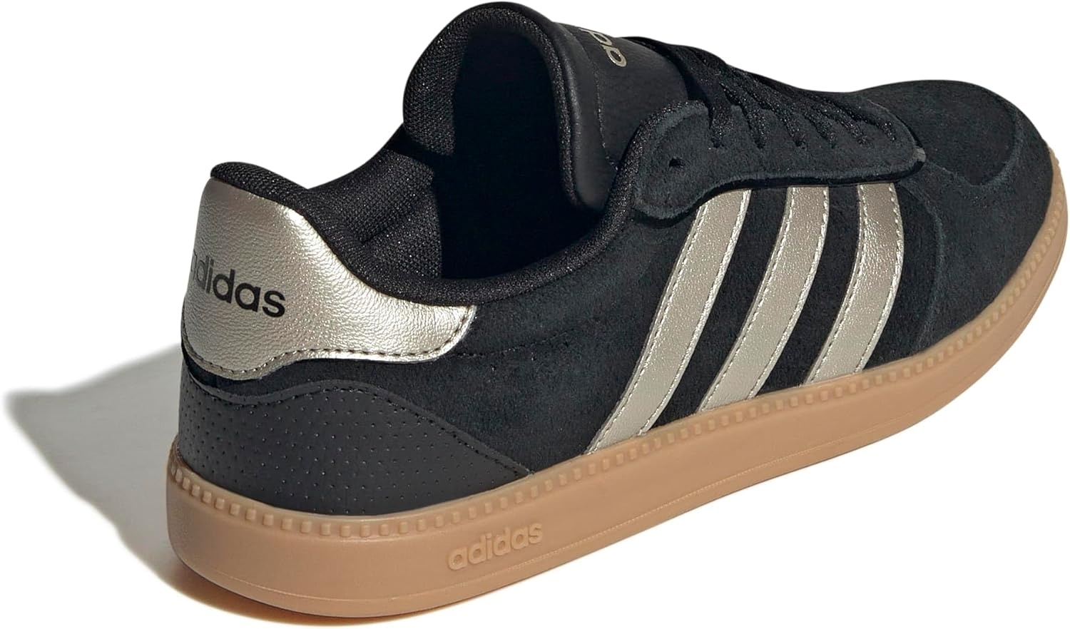 image:imageadidas Womens Breaknet Sleek SneakersBlackCyber MetallicGum