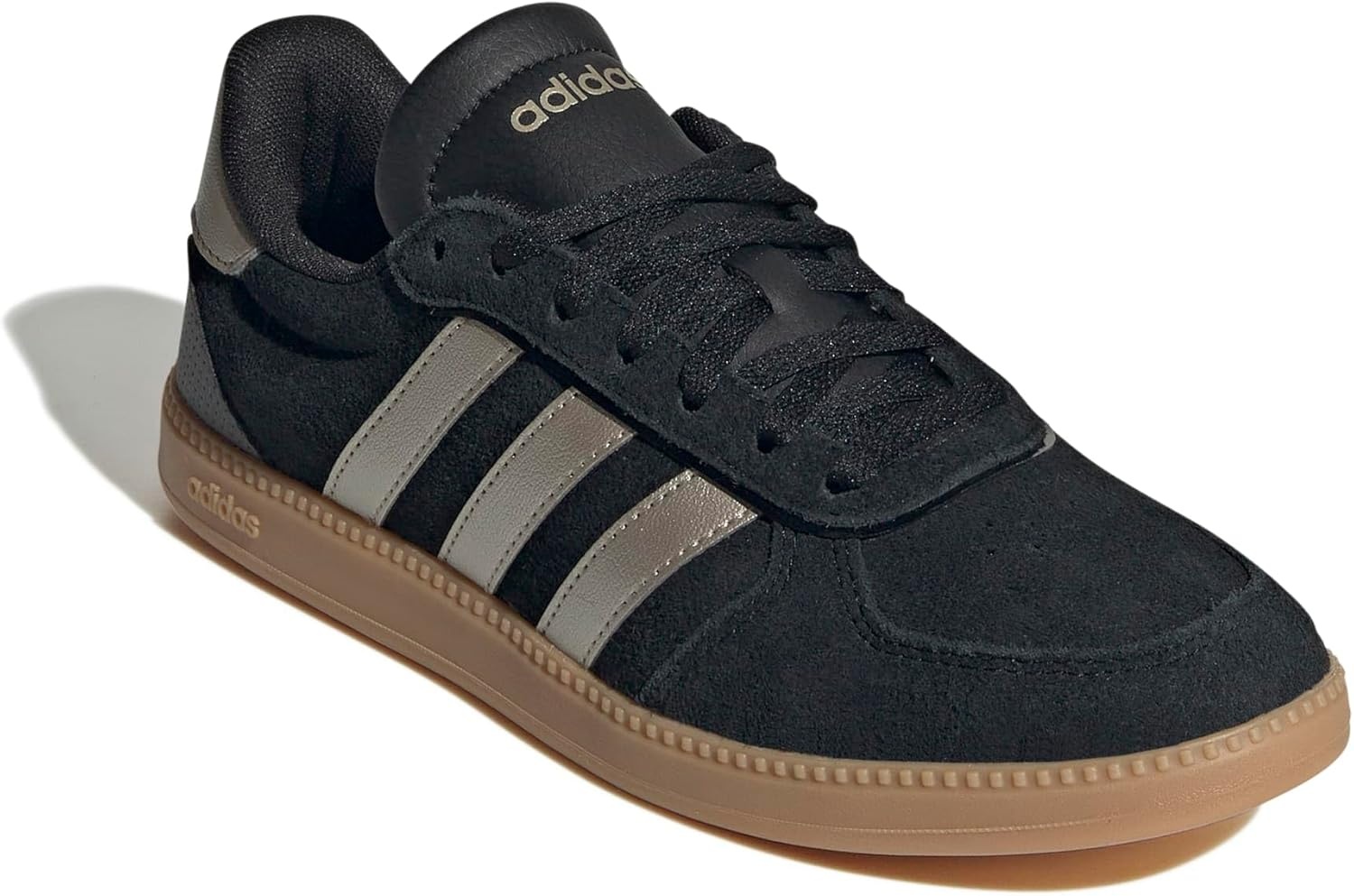 image:imageadidas Womens Breaknet Sleek SneakersBlackCyber MetallicGum