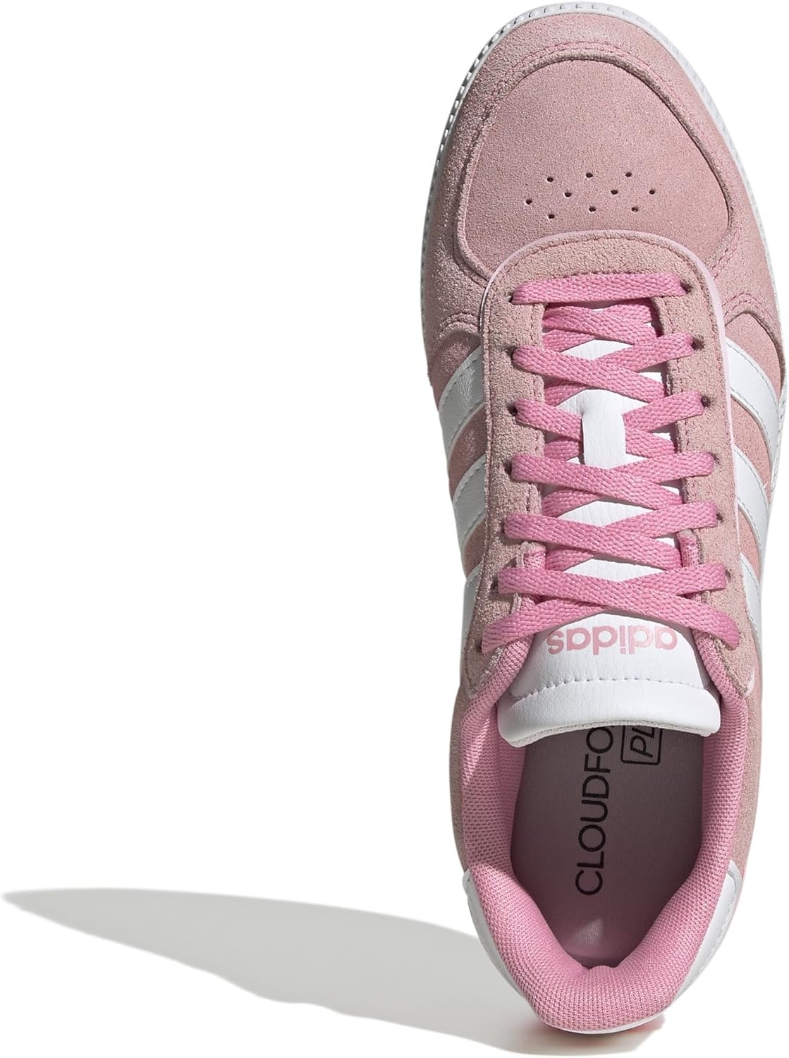 image:imageadidas Womens Breaknet Sleek SneakersBliss PinkWhiteClear Pink