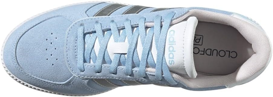 image:imageadidas Womens Breaknet Sleek SneakersBlueSilver MetallicHalo Blue