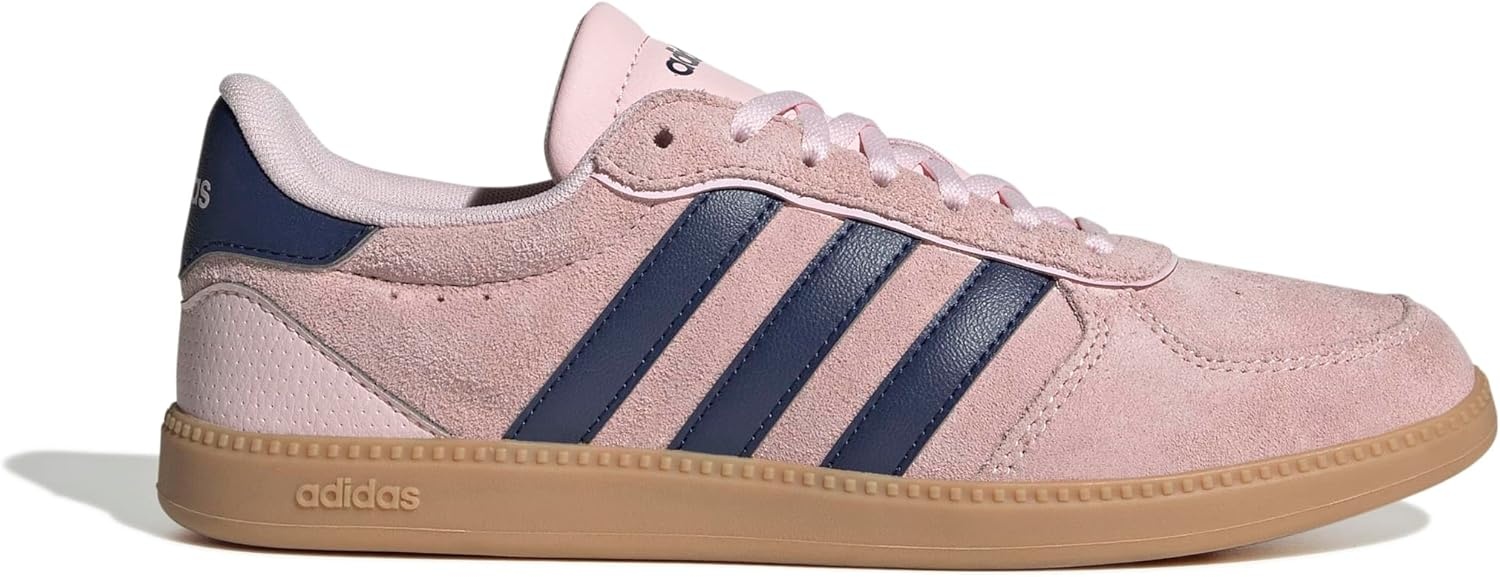 image:imageadidas Womens Breaknet Sleek SneakersClear Pink Dark Blue Gum 3