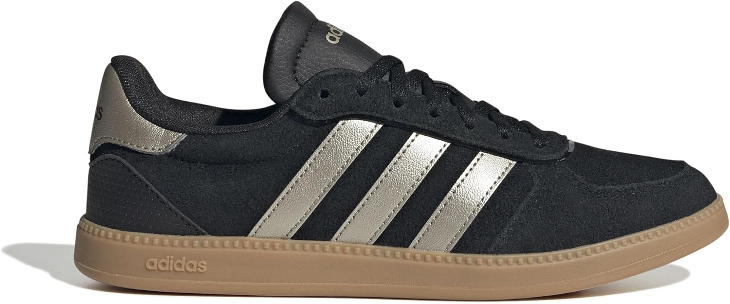 image:imageadidas Womens Breaknet Sleek SneakersCore BlackCyber MetallicCyber MetallicGum 3