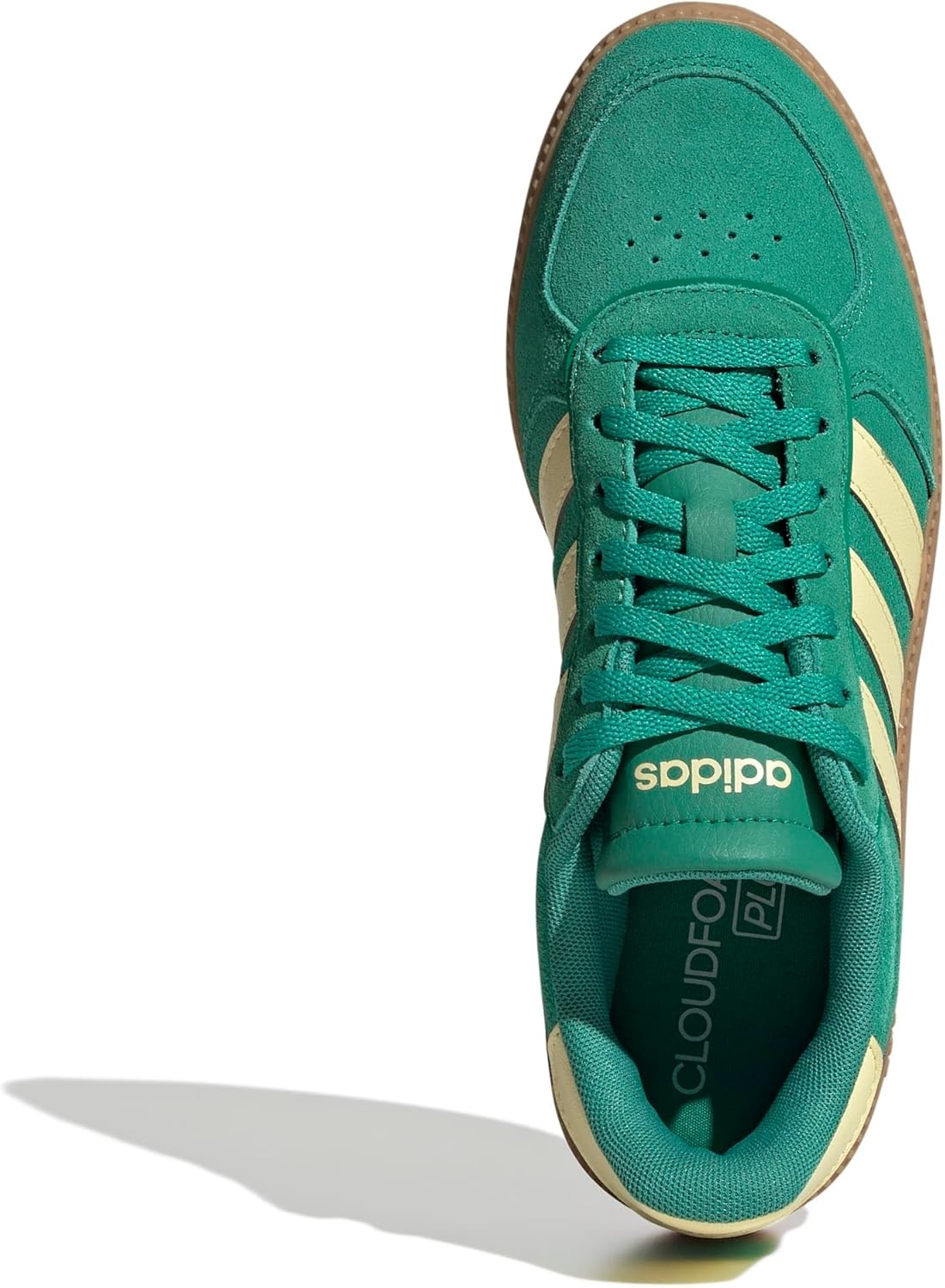 image:imageadidas Womens Breaknet Sleek SneakersCourt GreenAlmost YellowGum