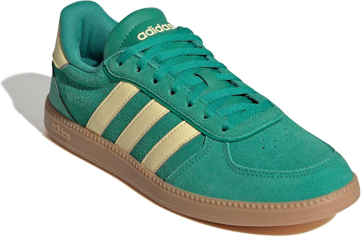 image:imageadidas Womens Breaknet Sleek SneakersCourt GreenAlmost YellowGum