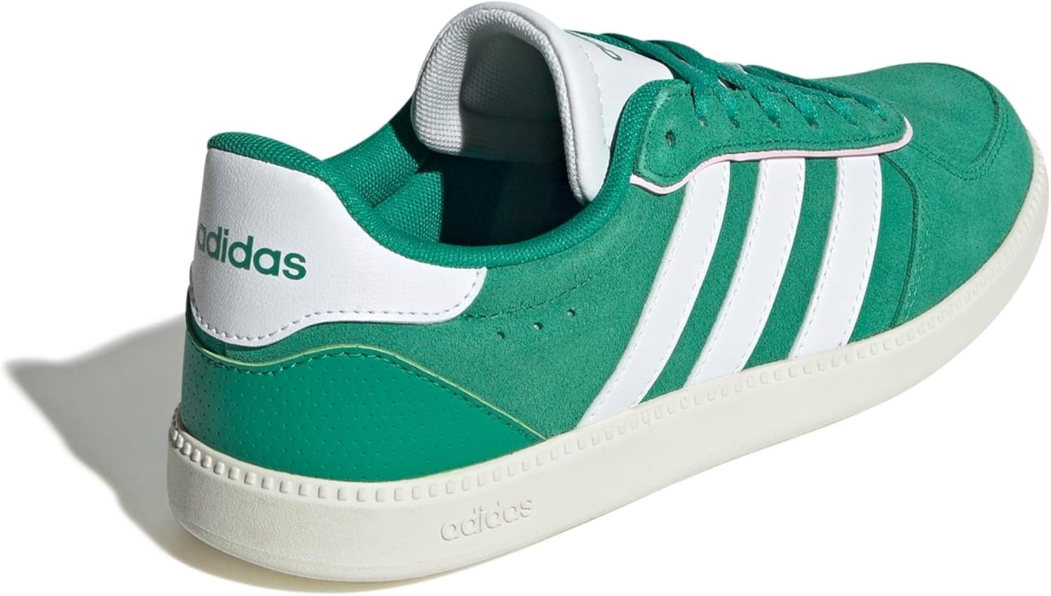 image:imageadidas Womens Breaknet Sleek SneakersCourt GreenWhiteClear Pink