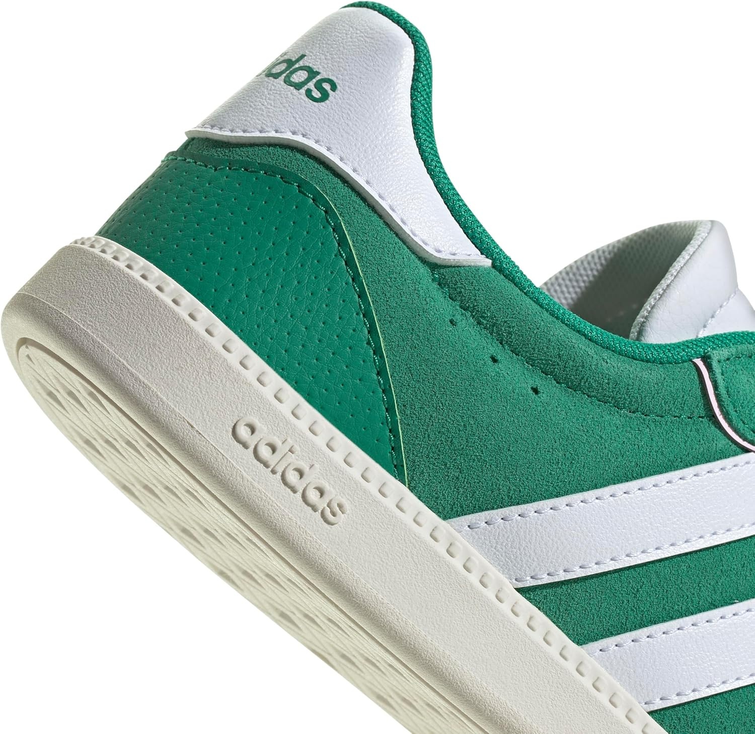 image:imageadidas Womens Breaknet Sleek SneakersCourt GreenWhiteClear Pink