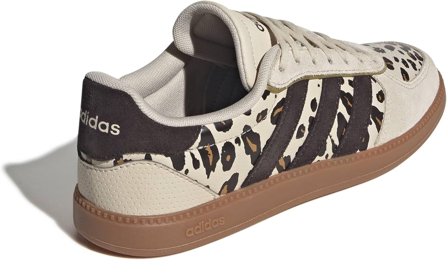 image:imageadidas Womens Breaknet Sleek SneakersCrystal LinenAurora CoffeeMatte Gold