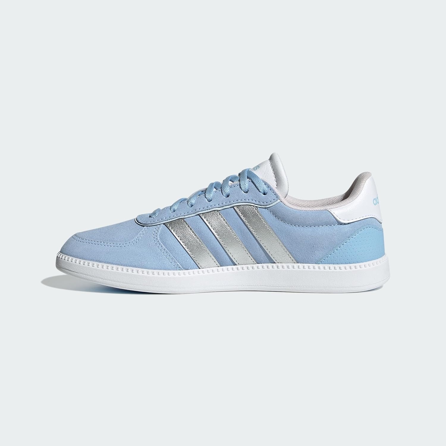 image:imageadidas Womens Breaknet Sleek SneakersGloblu Silvmt Halblu