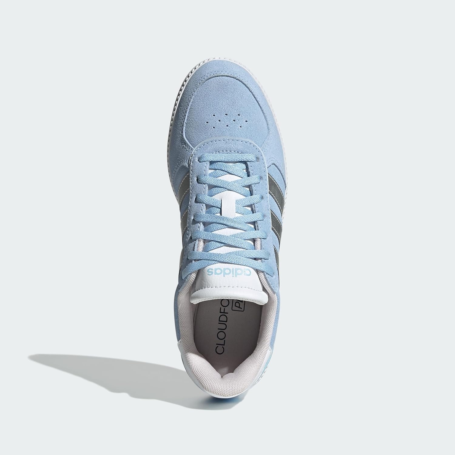 image:imageadidas Womens Breaknet Sleek SneakersGloblu Silvmt Halblu
