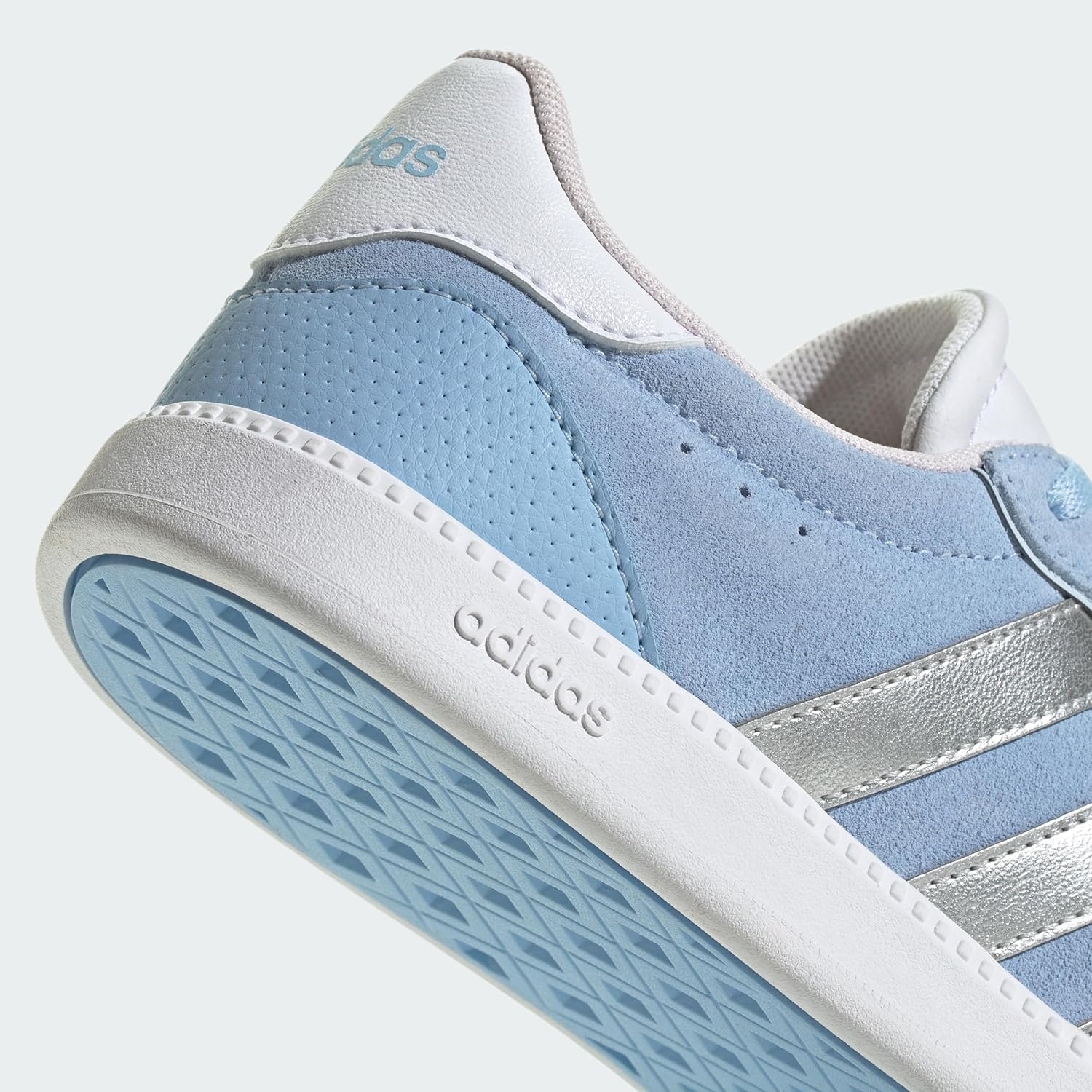 image:imageadidas Womens Breaknet Sleek SneakersGloblu Silvmt Halblu