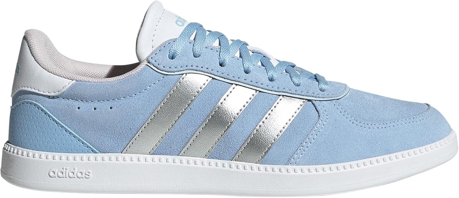 image:imageadidas Womens Breaknet Sleek SneakersGloblu Silvmt Halblu
