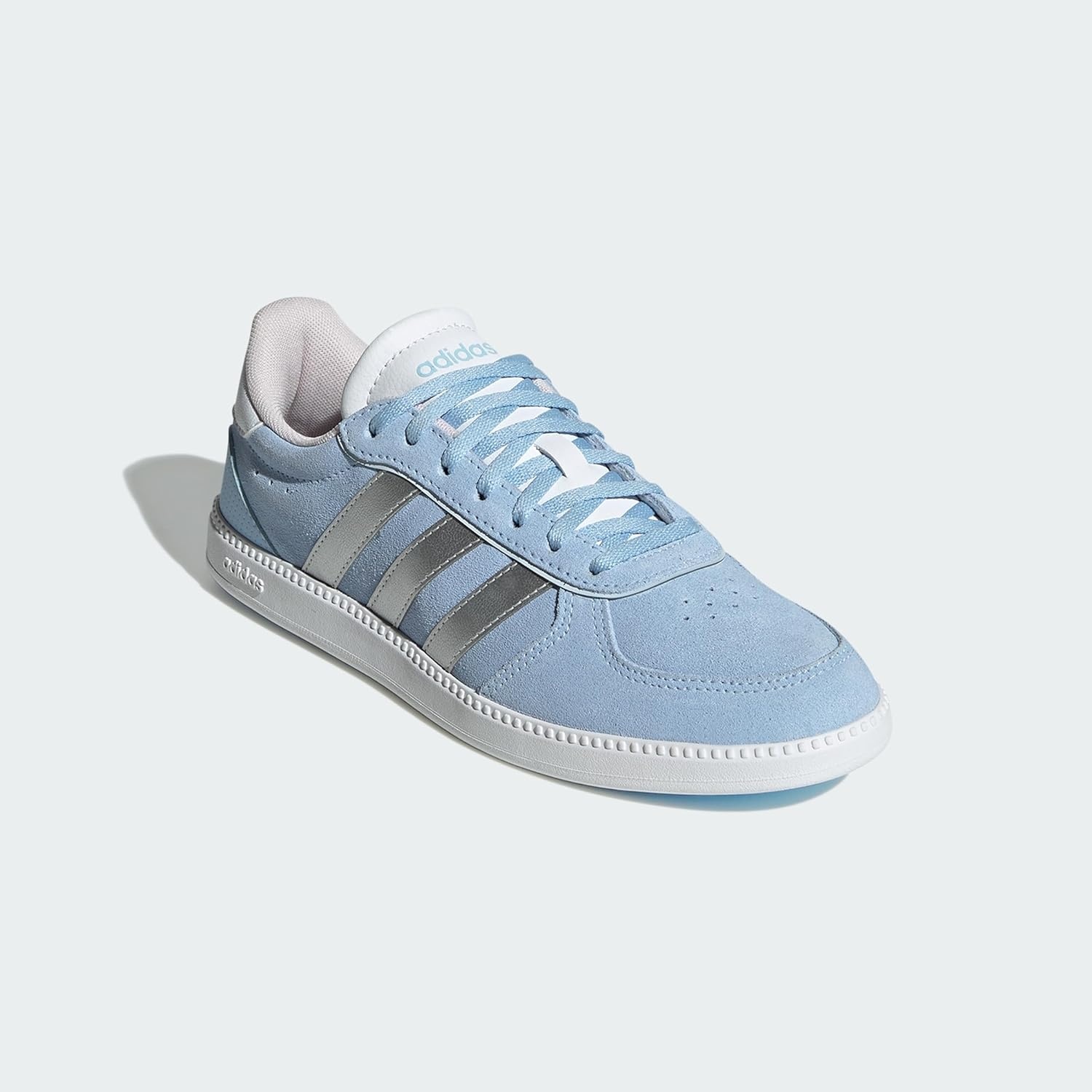 image:imageadidas Womens Breaknet Sleek SneakersGloblu Silvmt Halblu