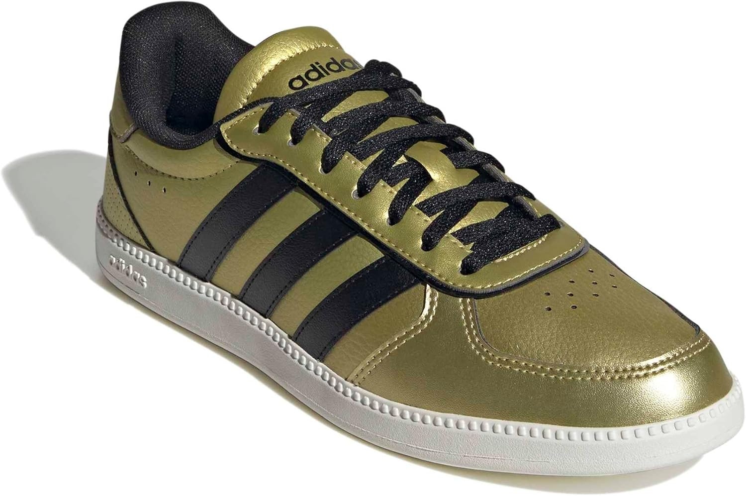 image:imageadidas Womens Breaknet Sleek SneakersGold MetallicBlackOff White