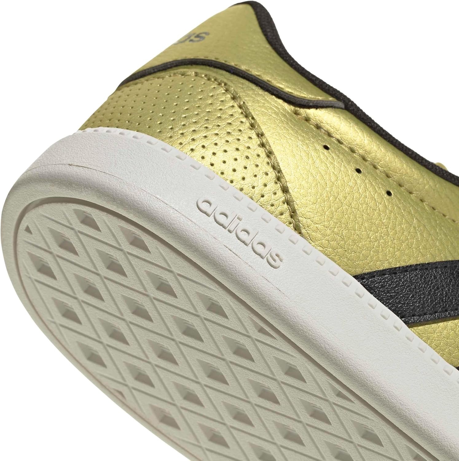 image:imageadidas Womens Breaknet Sleek SneakersGold MetallicBlackOff White