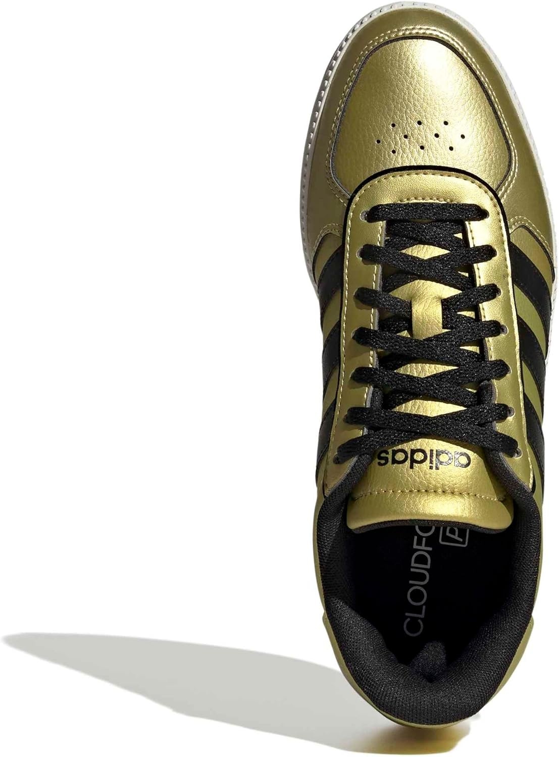 image:imageadidas Womens Breaknet Sleek SneakersGold MetallicBlackOff White