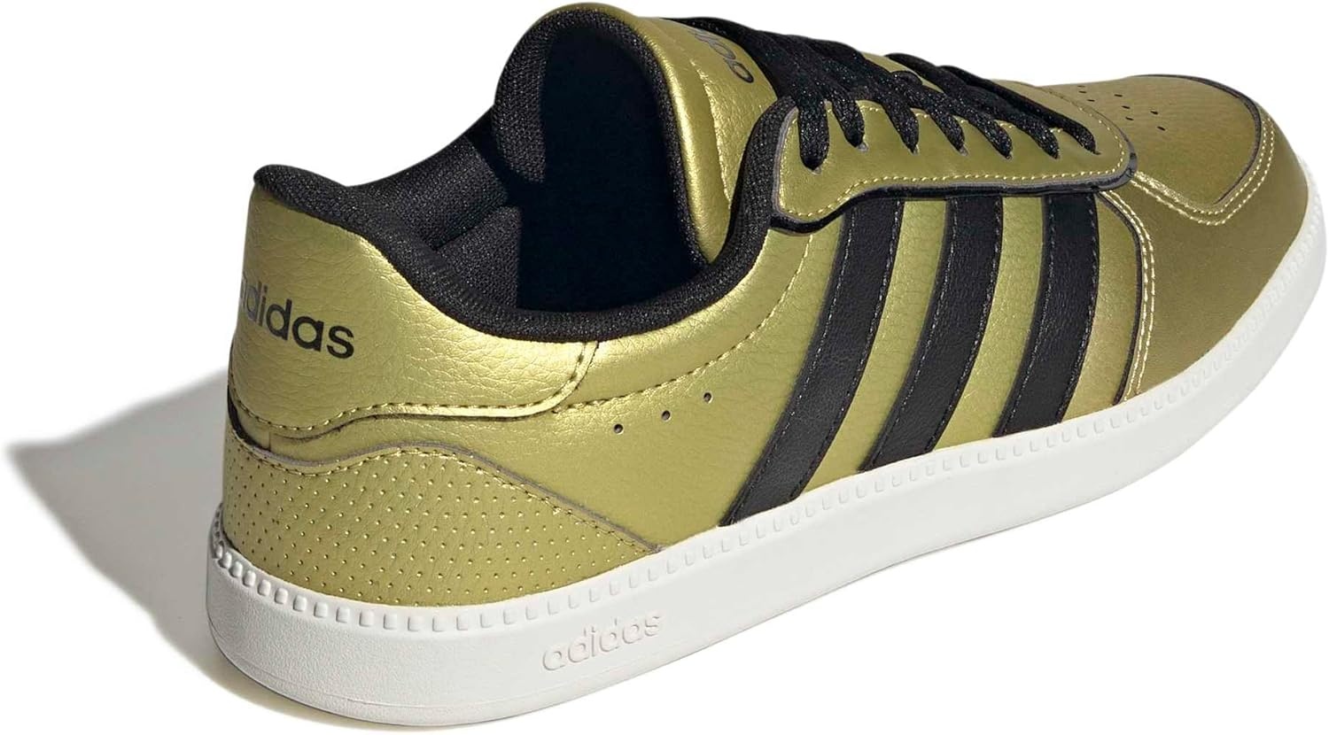 image:imageadidas Womens Breaknet Sleek SneakersGold MetallicBlackOff White