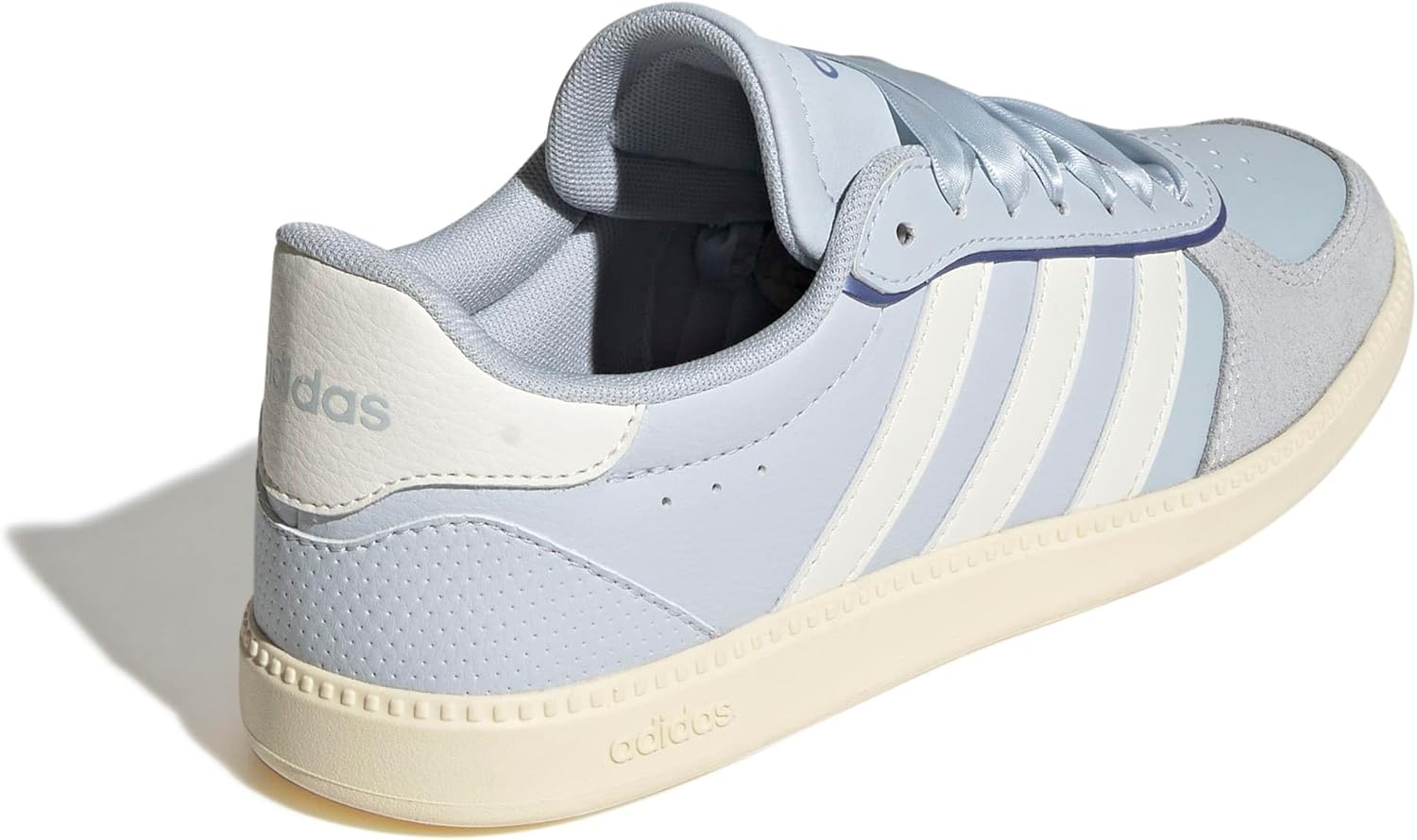 image:imageadidas Womens Breaknet Sleek SneakersHalo BlueOff WhiteWarm Vanilla