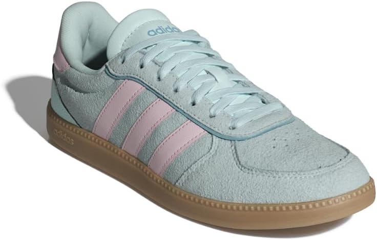 image:imageadidas Womens Breaknet Sleek SneakersHalo MintClear PinkMint Ton