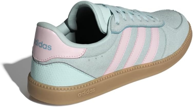 image:imageadidas Womens Breaknet Sleek SneakersHalo MintClear PinkMint Ton