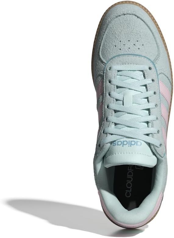 image:imageadidas Womens Breaknet Sleek SneakersHalo MintClear PinkMint Ton