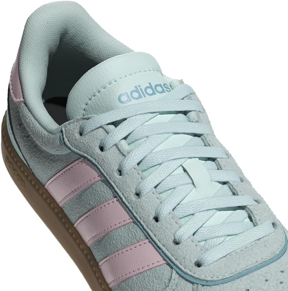 image:imageadidas Womens Breaknet Sleek SneakersHalo MintClear PinkMint Ton
