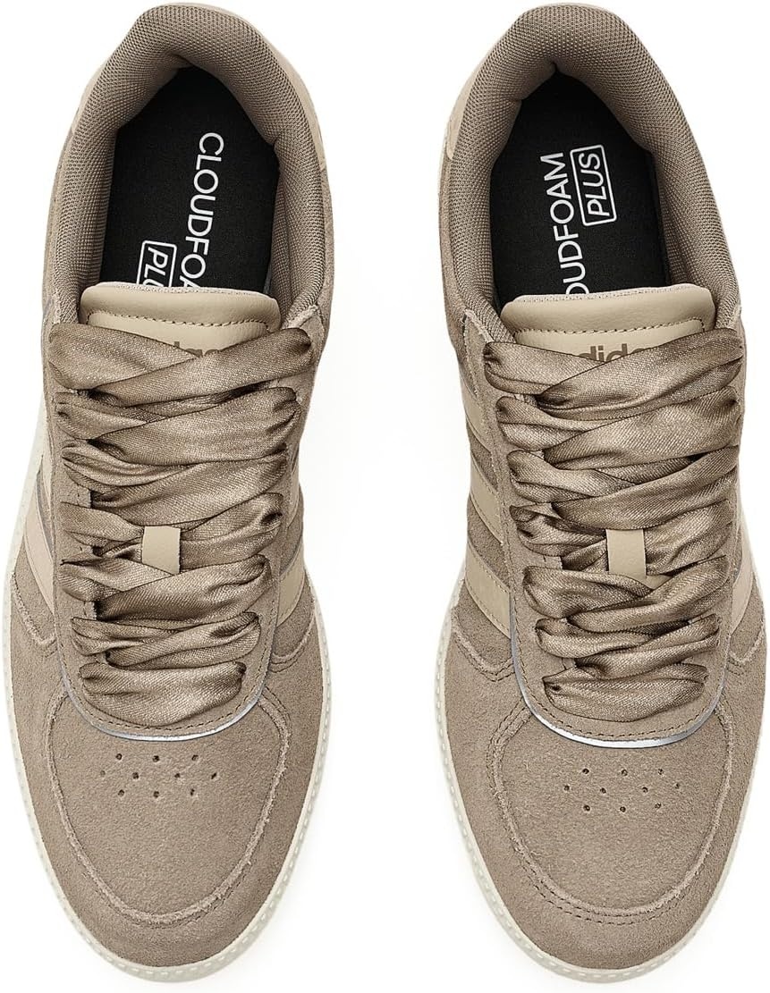 image:imageadidas Womens Breaknet Sleek SneakersKhaki SixGold RwOff White