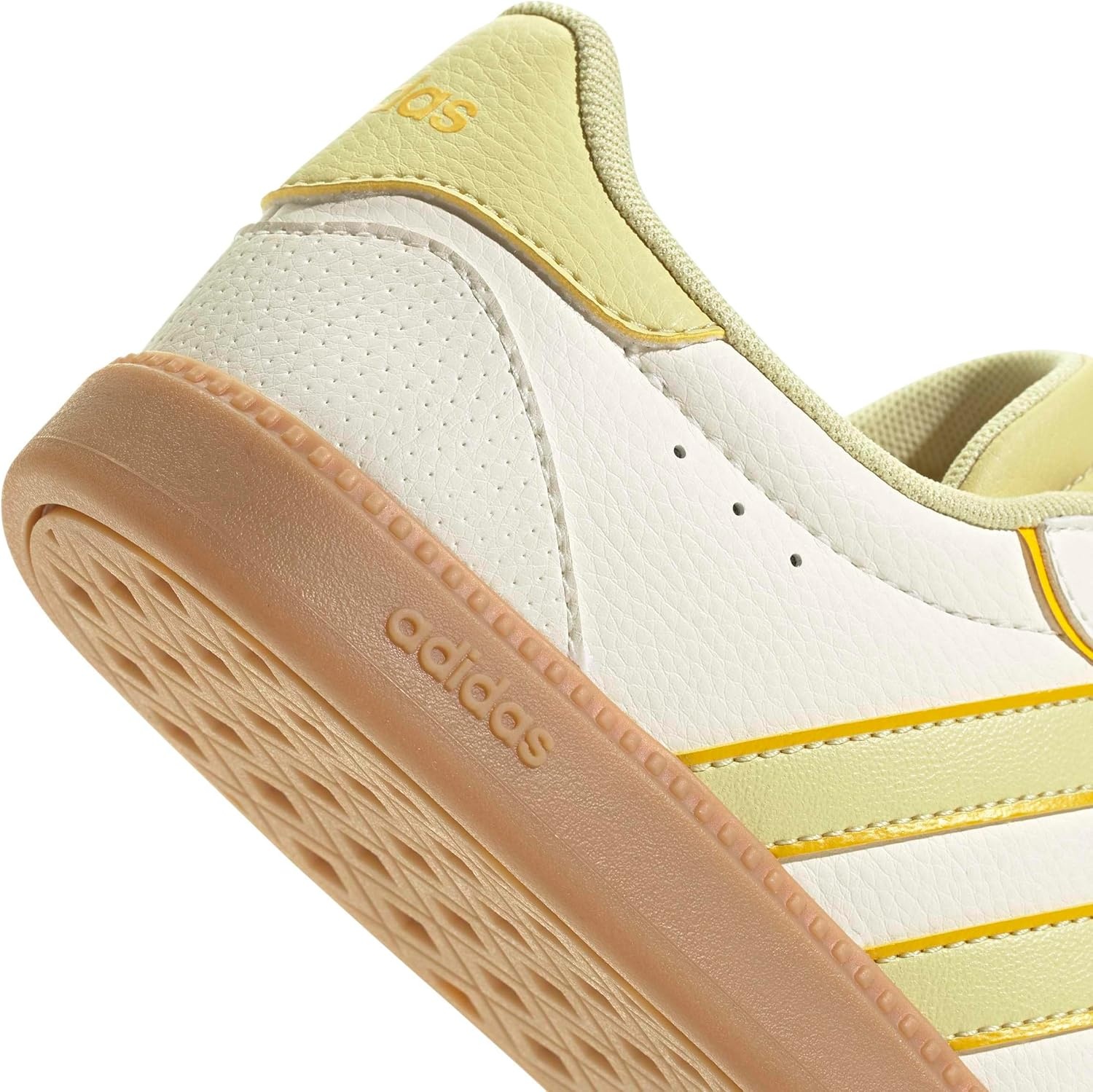 image:imageadidas Womens Breaknet Sleek SneakersOff WhitePowder YellowUtility Yellow