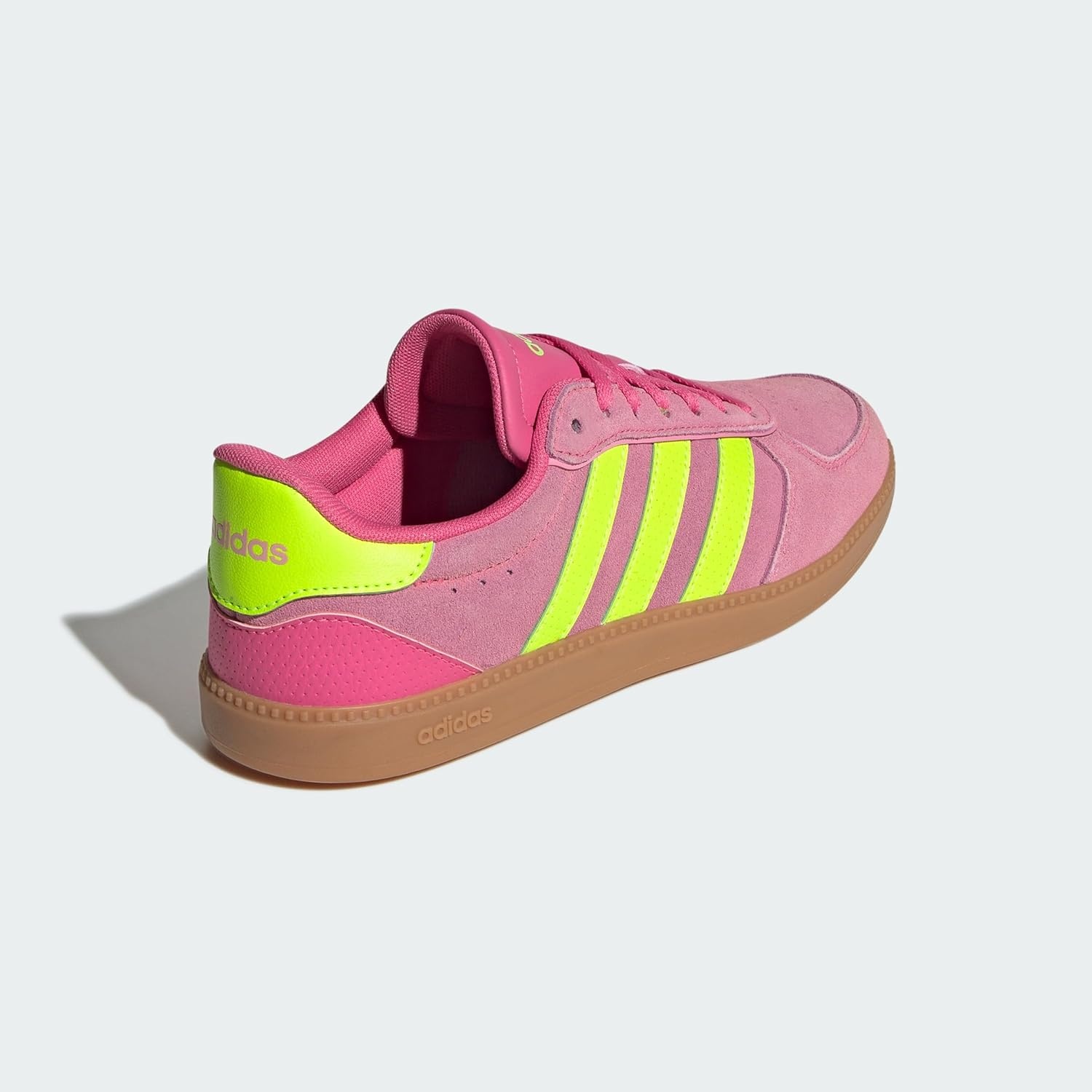 image:imageadidas Womens Breaknet Sleek SneakersPulse Magenta Lucid Lemon Bliss Pink