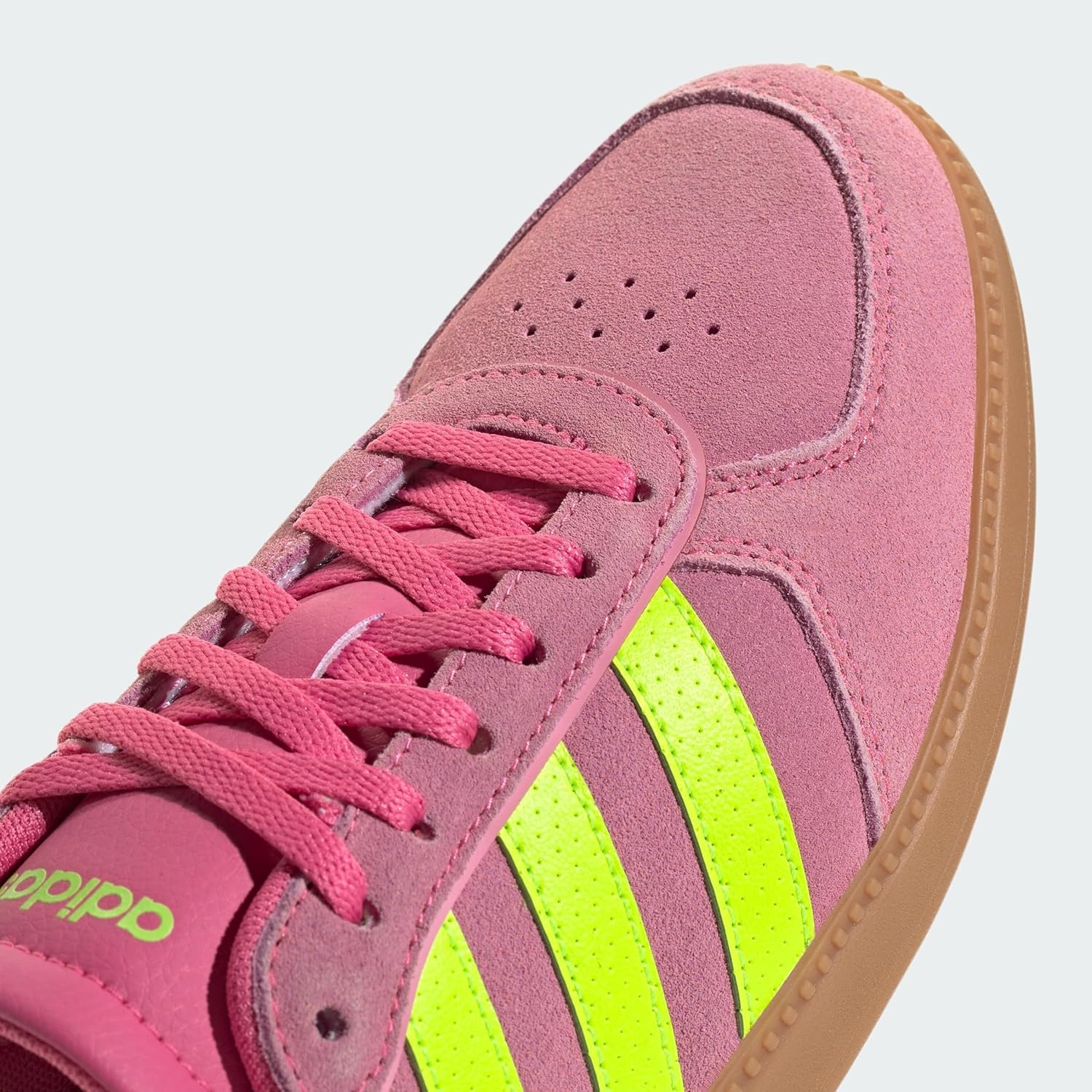 image:imageadidas Womens Breaknet Sleek SneakersPulse Magenta Lucid Lemon Bliss Pink