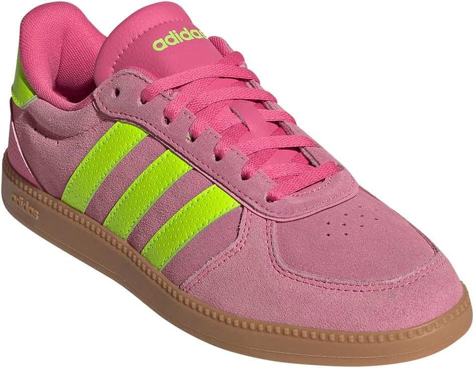 image:imageadidas Womens Breaknet Sleek SneakersPulse Magenta Lucid Lemon Bliss Pink