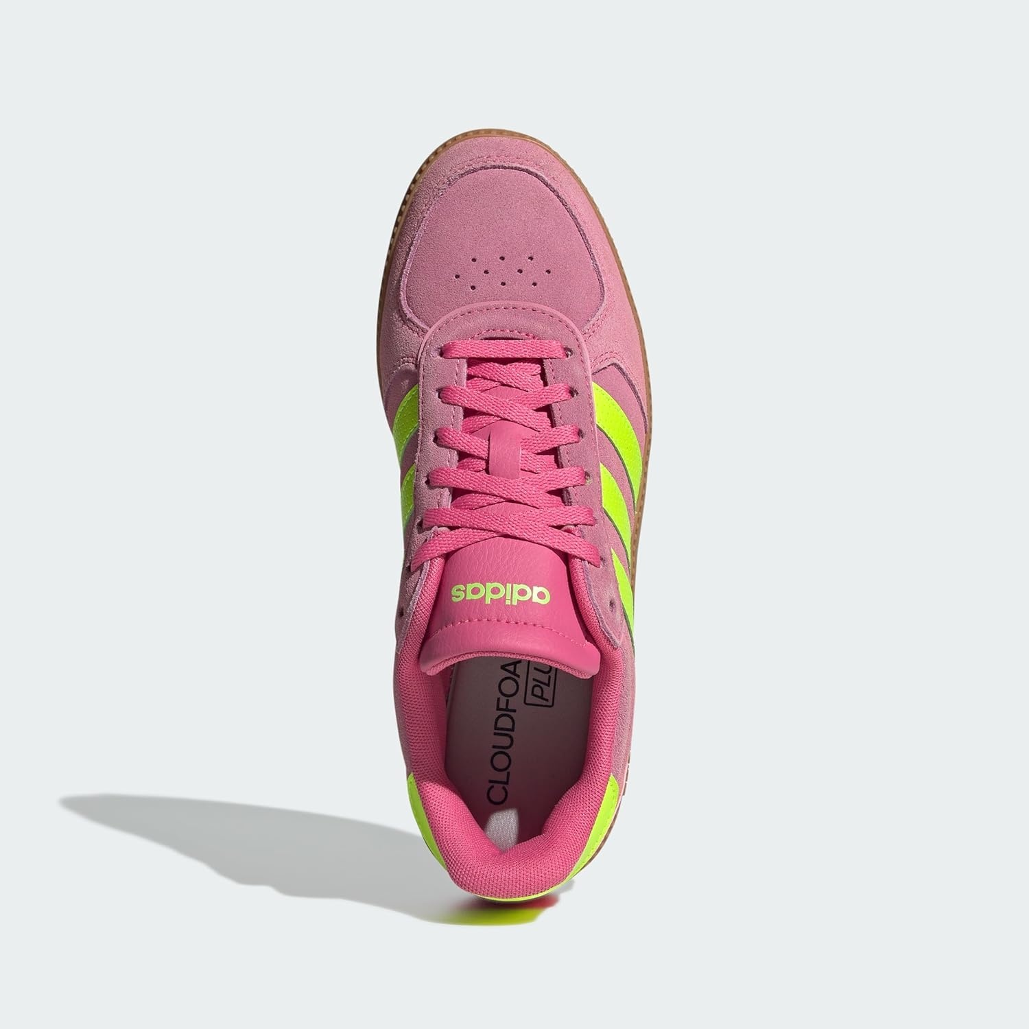 image:imageadidas Womens Breaknet Sleek SneakersPulse Magenta Lucid Lemon Bliss Pink