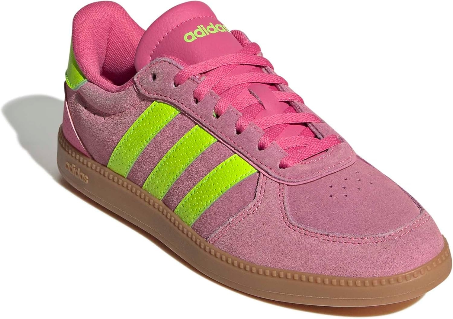 image:imageadidas Womens Breaknet Sleek SneakersPulse MagentaLucid LemonBliss Pink