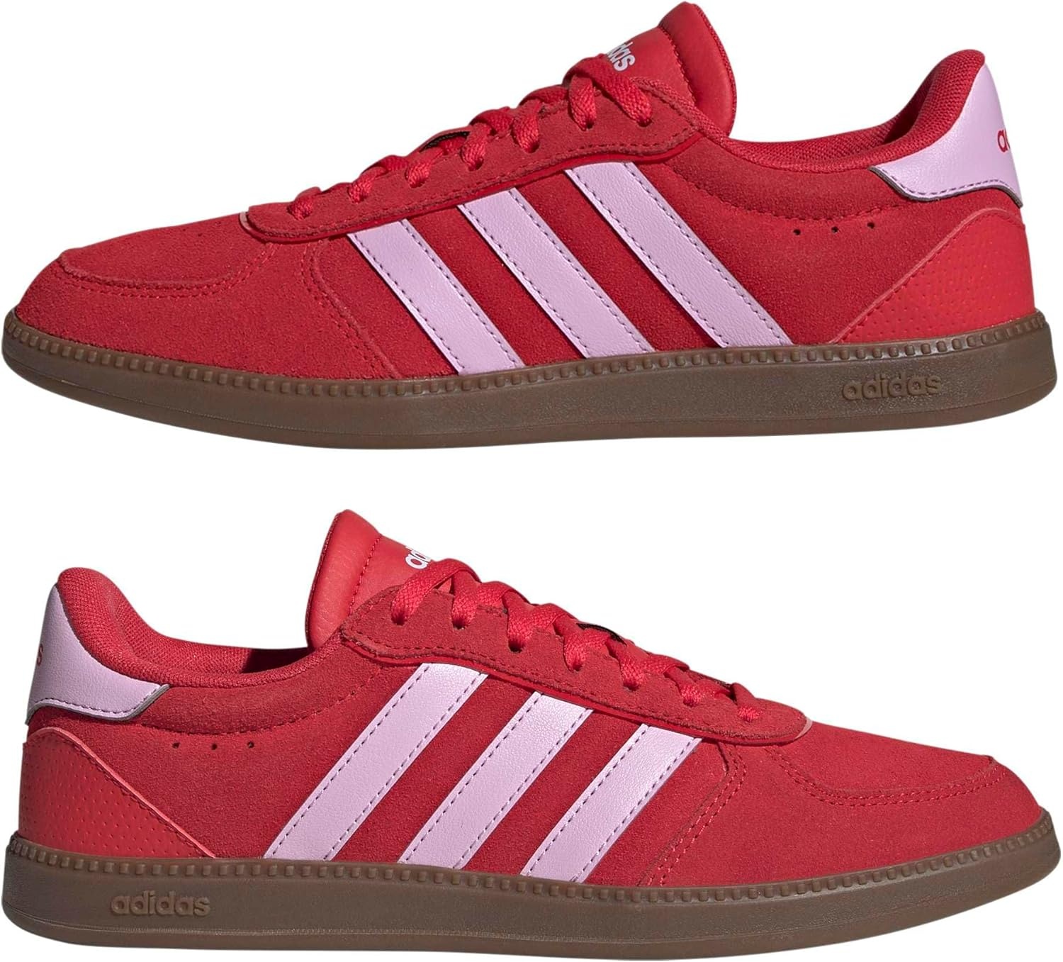 image:imageadidas Womens Breaknet Sleek SneakersPure RubyBliss LilacGum