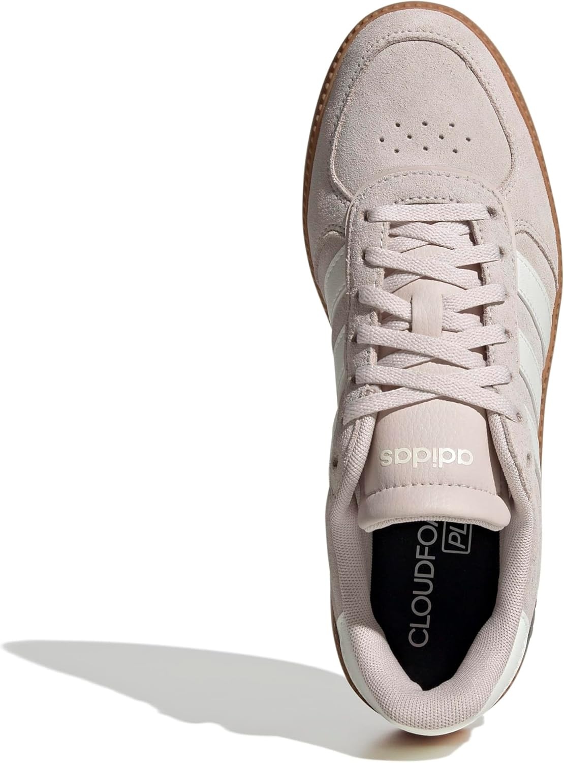 image:imageadidas Womens Breaknet Sleek SneakersPutty MauveWhiteGum