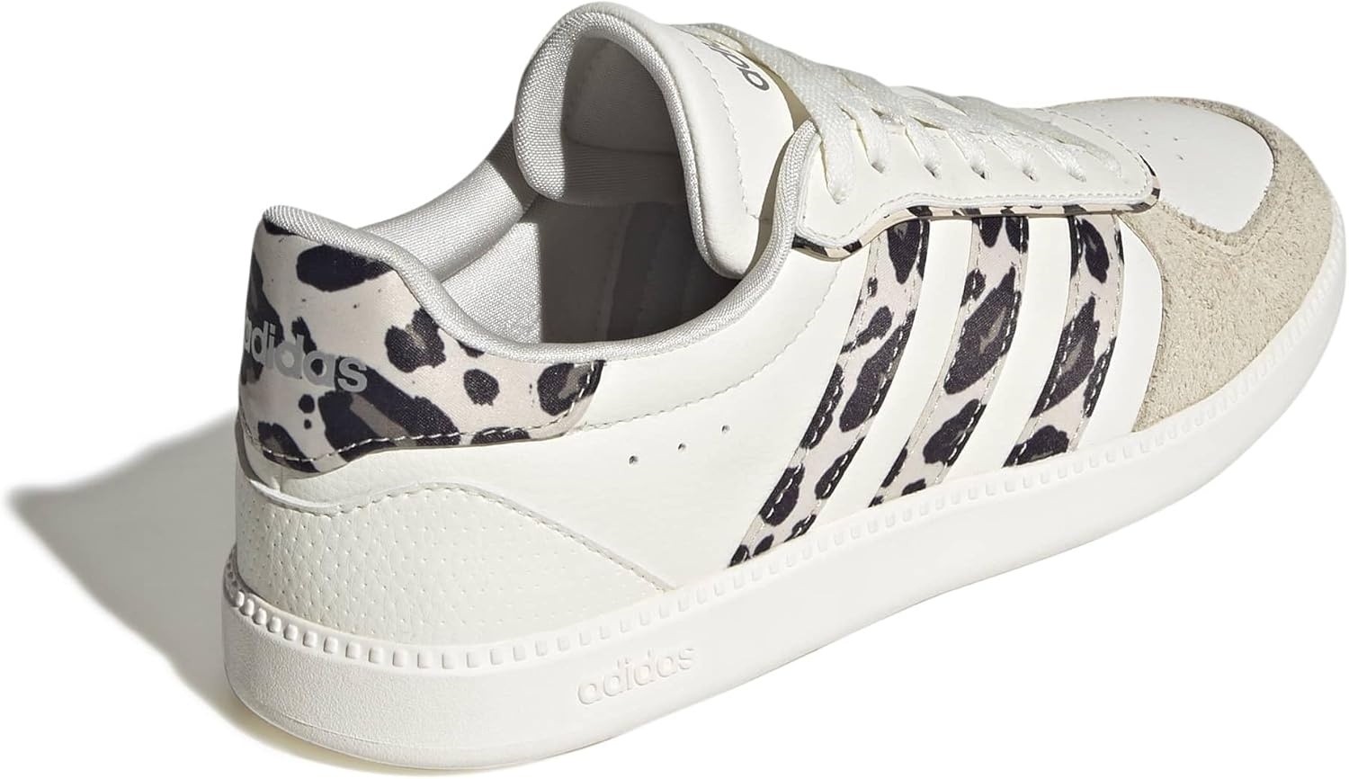 image:imageadidas Womens Breaknet Sleek SneakersWhiteCrystal LinenKhaki