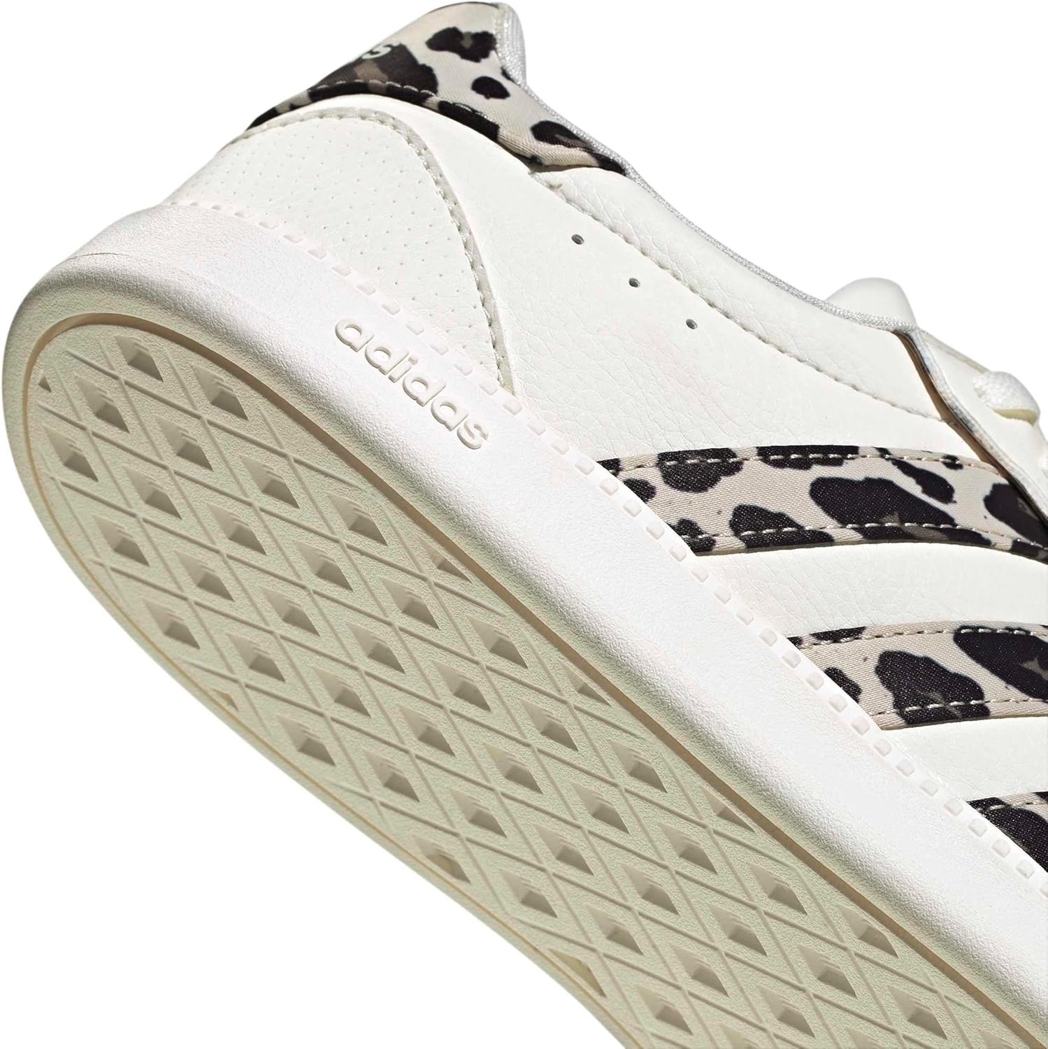 image:imageadidas Womens Breaknet Sleek SneakersWhiteCrystal LinenKhaki