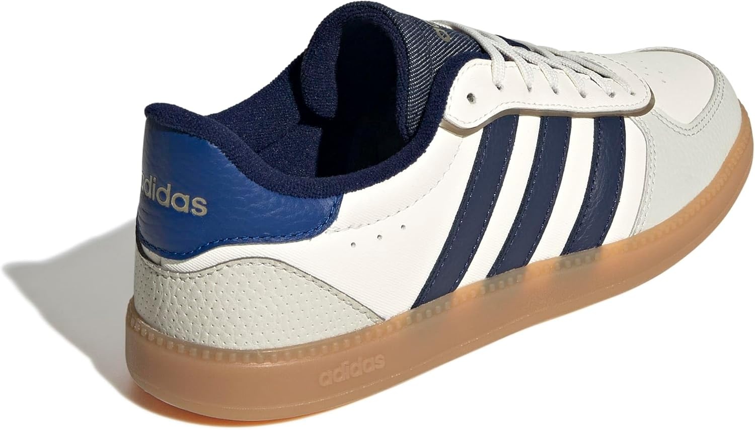 image:imageadidas Womens Breaknet Sleek SneakersWhiteDark BlueTeam Royal Blue