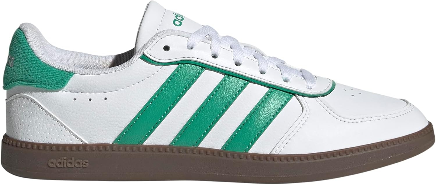 image:imageadidas Womens Breaknet Sleek SneakersWhiteSemi Court GreenGum
