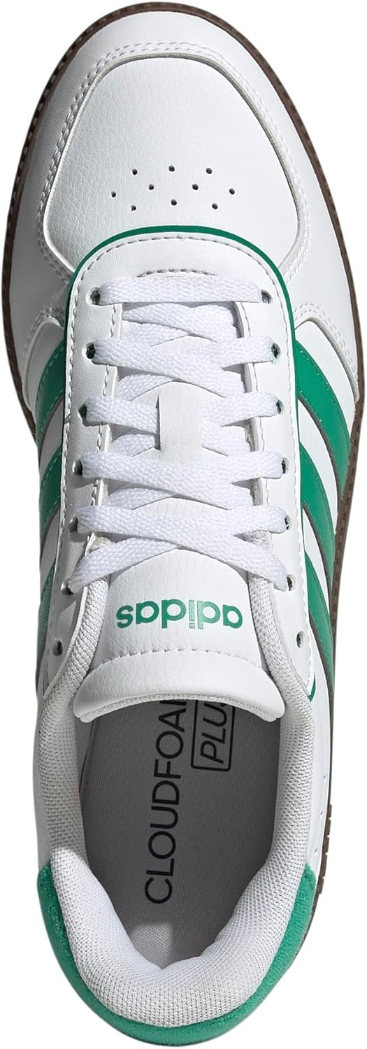 image:imageadidas Womens Breaknet Sleek SneakersWhiteSemi Court GreenGum